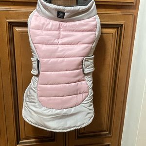 SILVER PAW Fleece lined pet jacket. NWT